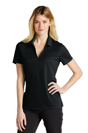 ladies dri fit micro pique 2.0 polo black