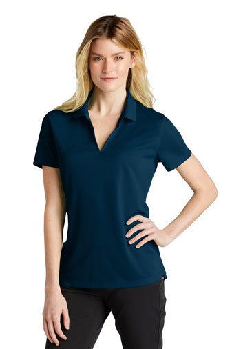 ladies dri fit micro pique 2.0 polo navy