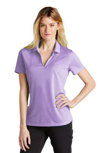 ladies dri fit micro pique 2.0 polo urban lilac