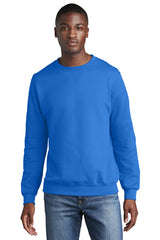 core fleece crewneck sweatshirt royal