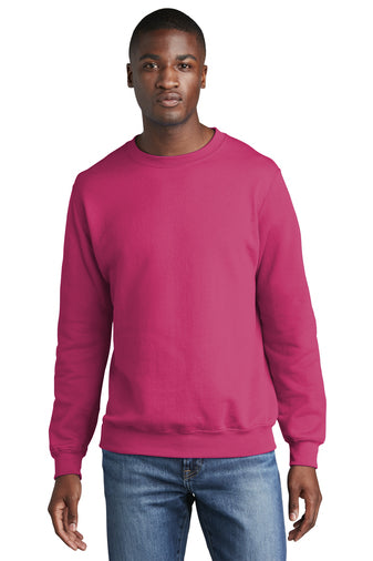 core fleece crewneck sweatshirt sangria