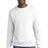 core fleece crewneck sweatshirt white
