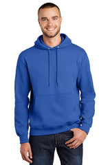 essential fleece pullover hooded sweatshirt royal