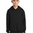 youth core fleece pullover hooded sweatshirt jet black