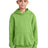 youth core fleece pullover hooded sweatshirt lime