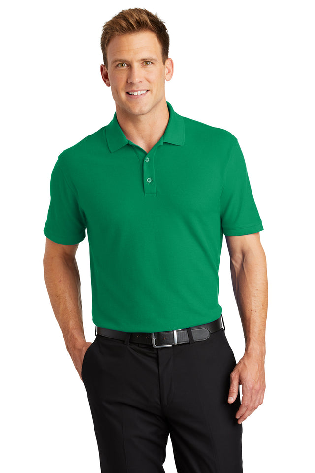 core classic pique polo bright kelly green