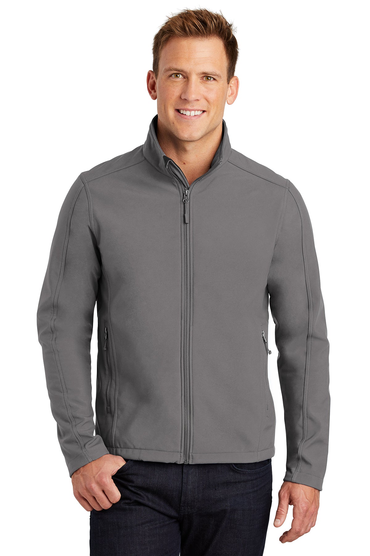 core soft shell jacket deep smoke