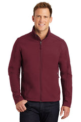 core soft shell jacket maroon