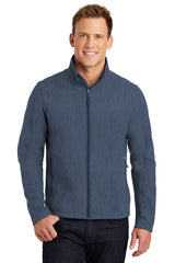 core soft shell jacket navy heather