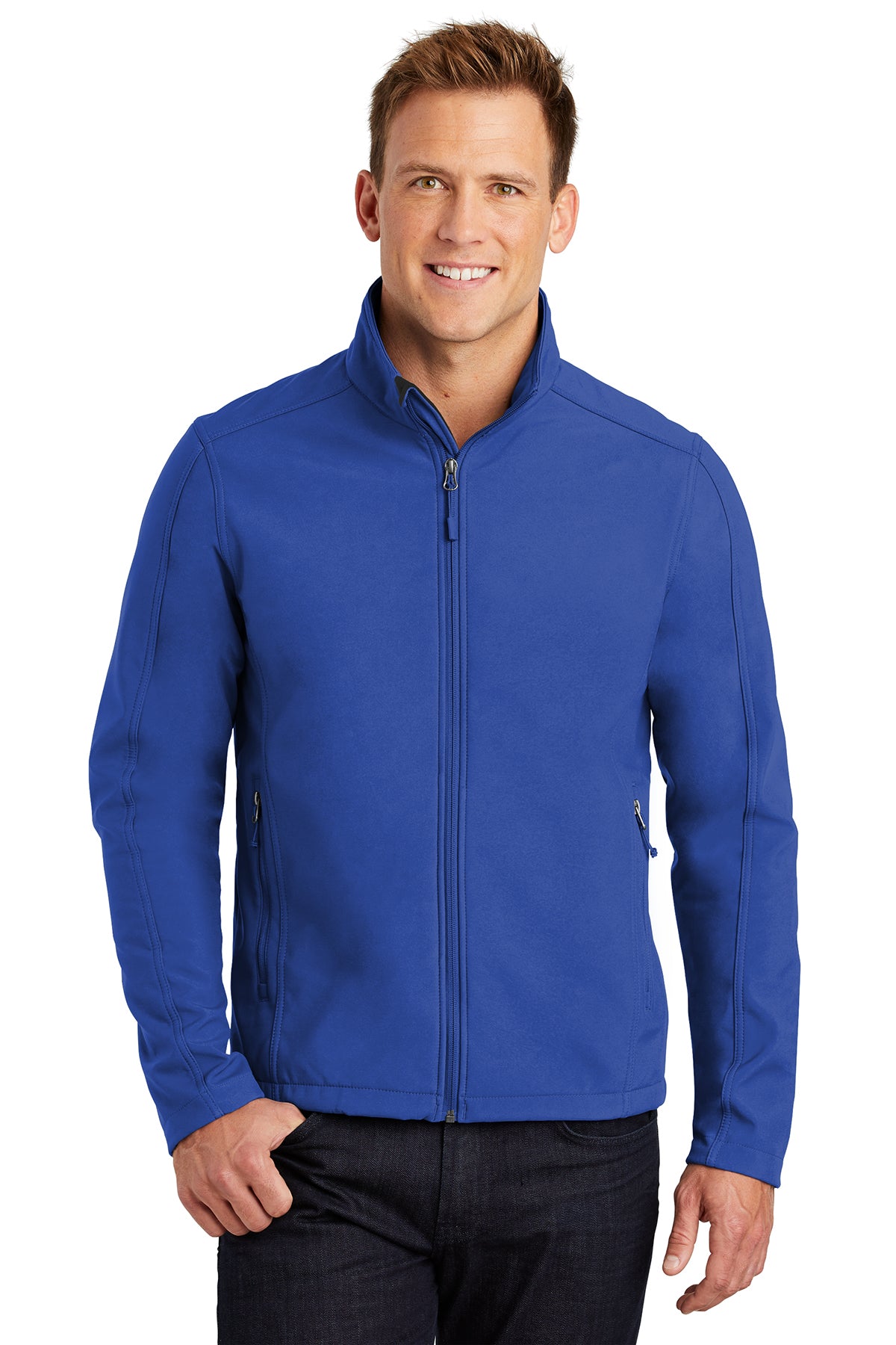 core soft shell jacket true royal