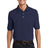 heavyweight cotton pique polo with pocket k420p navy