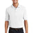 heavyweight cotton pique polo with pocket k420p white