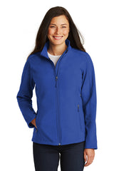 ladies core soft shell jacket true royal