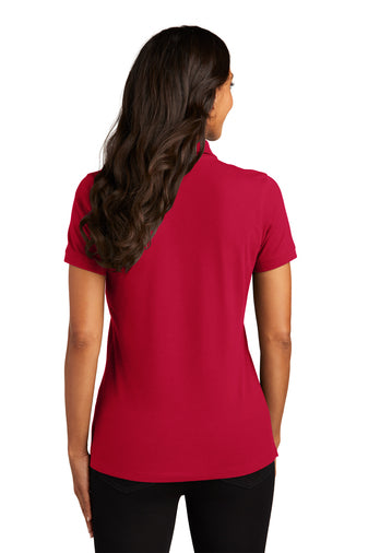 ladies ezcotton polo apple red