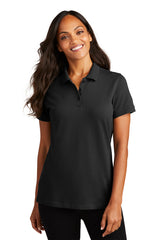 ladies ezcotton polo black