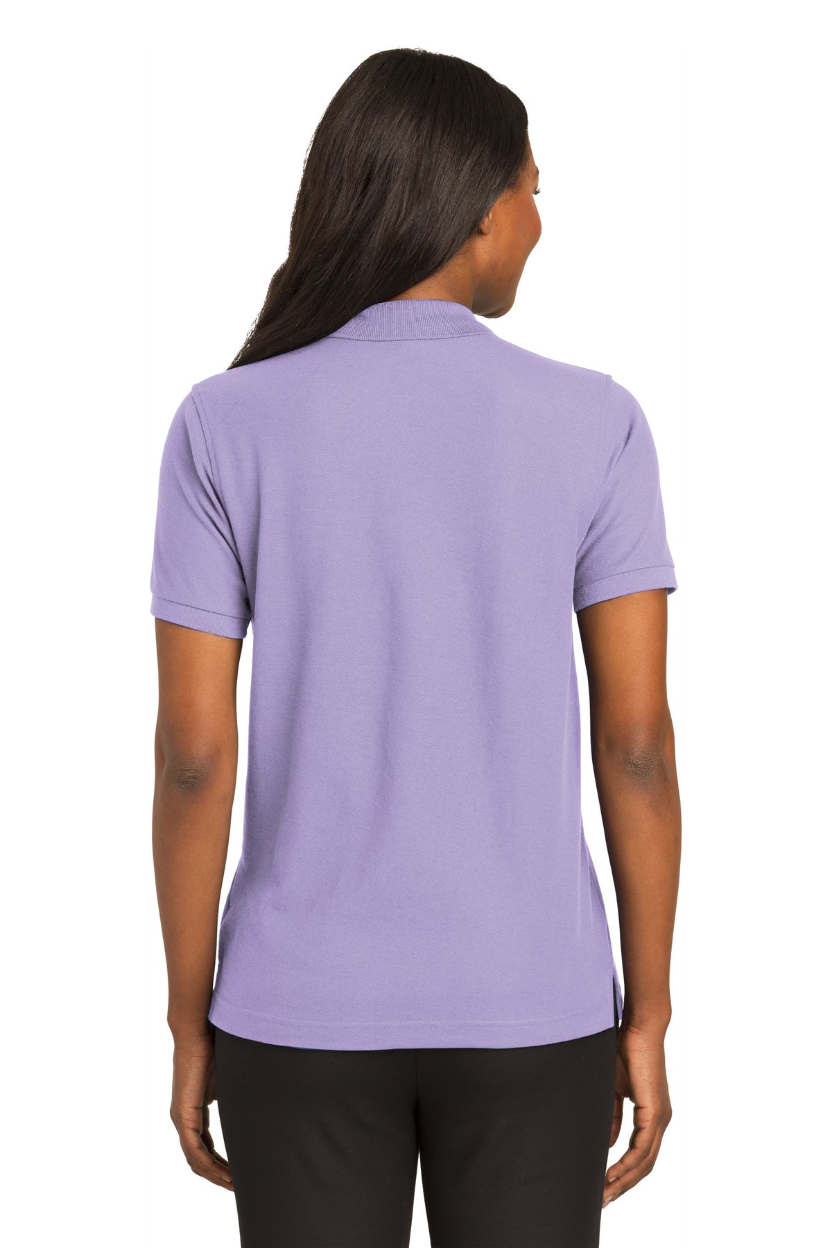 ladies silk touch polo bright lavender