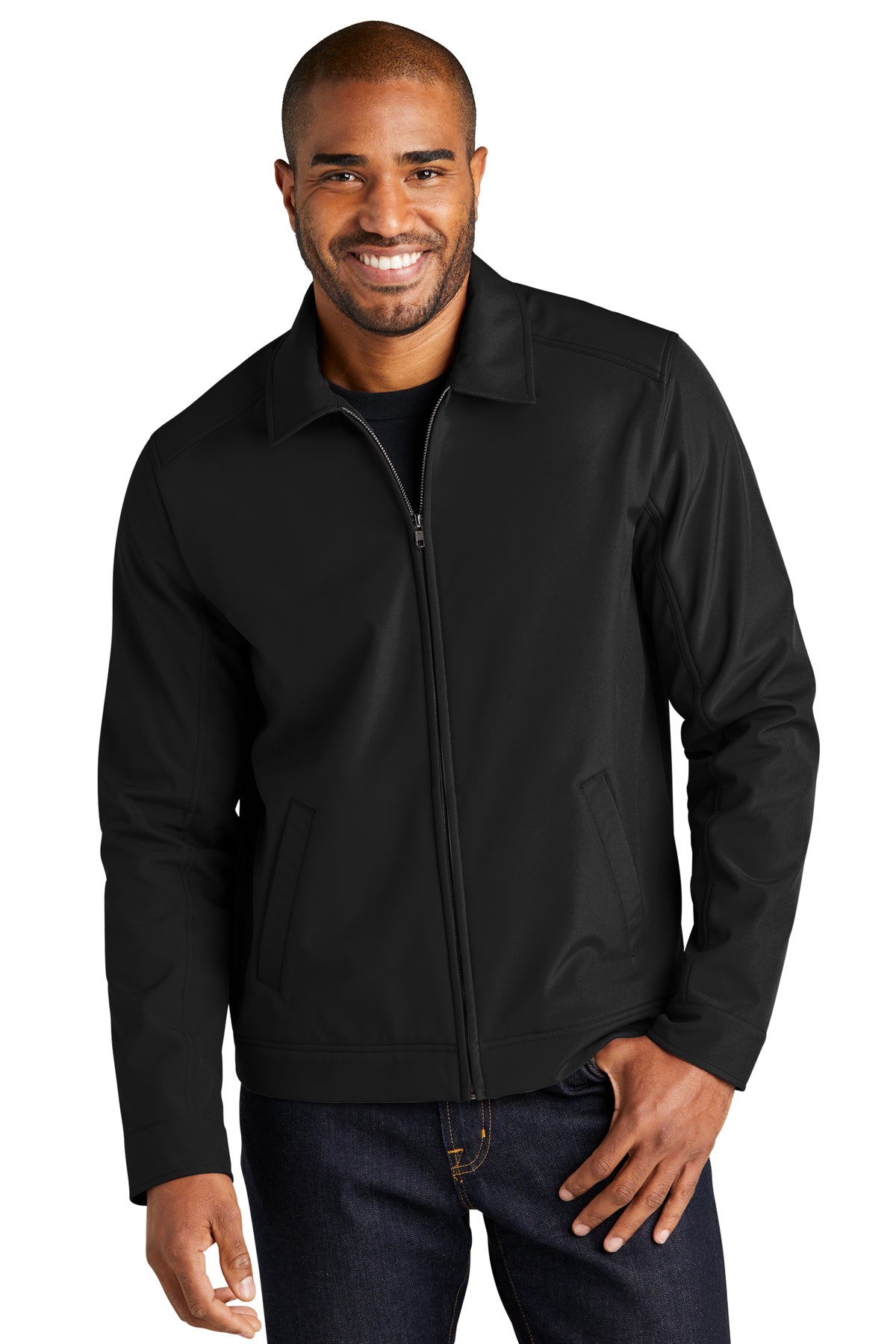 mechanic soft shell jacket black