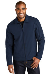 mechanic soft shell jacket dress blue navy