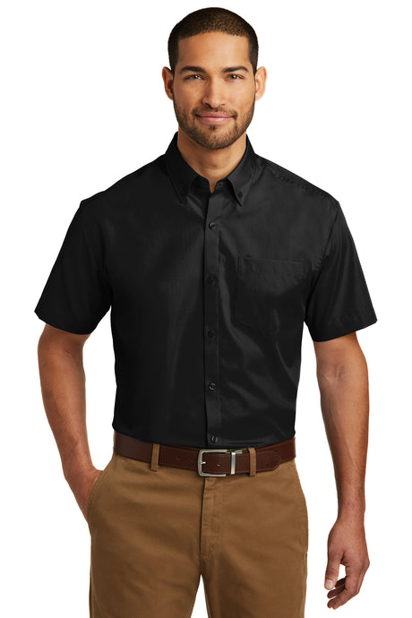 Port Authority® Short Sleeve Carefree Poplin Shirt W101