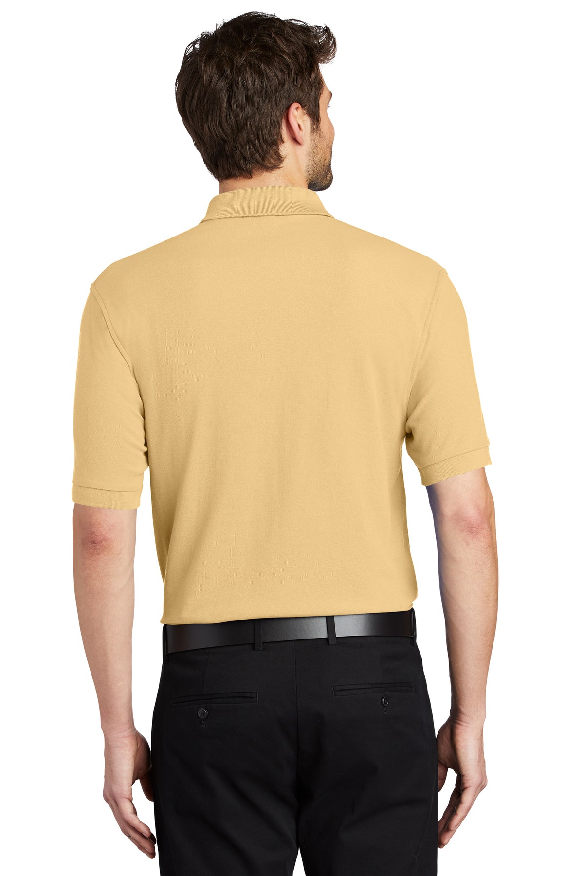 silk touch polo banana