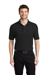 silk touch polo black