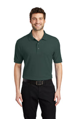 silk touch polo dark green