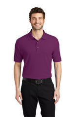 silk touch polo deep berry