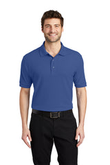 silk touch polo mediterranean blue