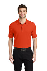 silk touch polo orange