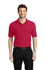 silk touch polo red