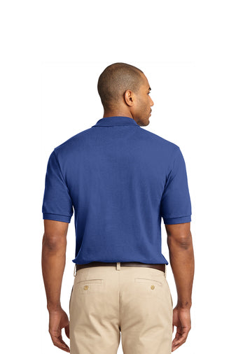 tall heavyweight cotton pique polo tlk420 royal