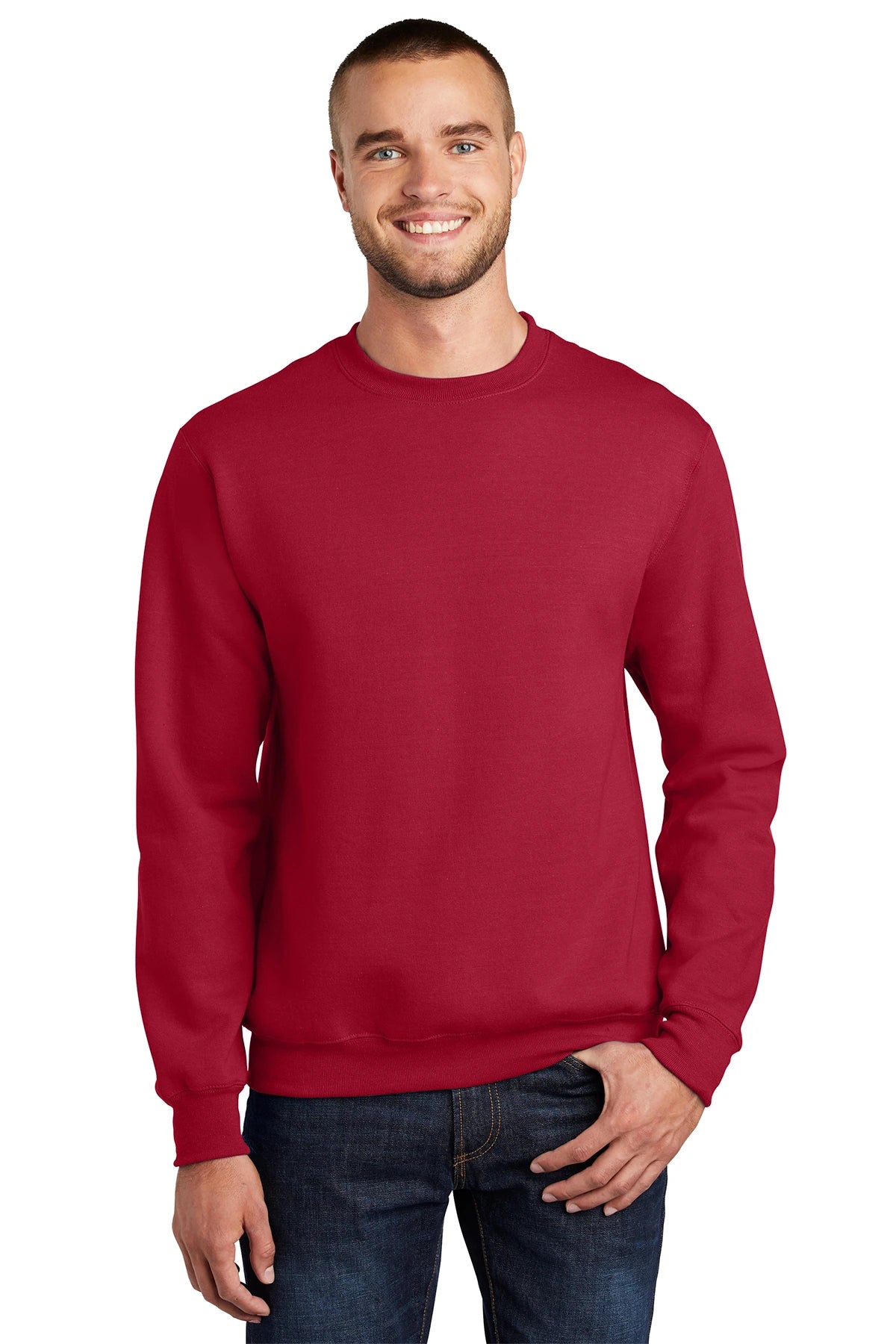 Port & Company® Tall Essential Fleece Crewneck Sweatshirt PC90T