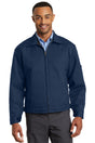 slash pocket jacket navy