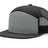 richardson trucker cap hat 7 panel hats heather grey black