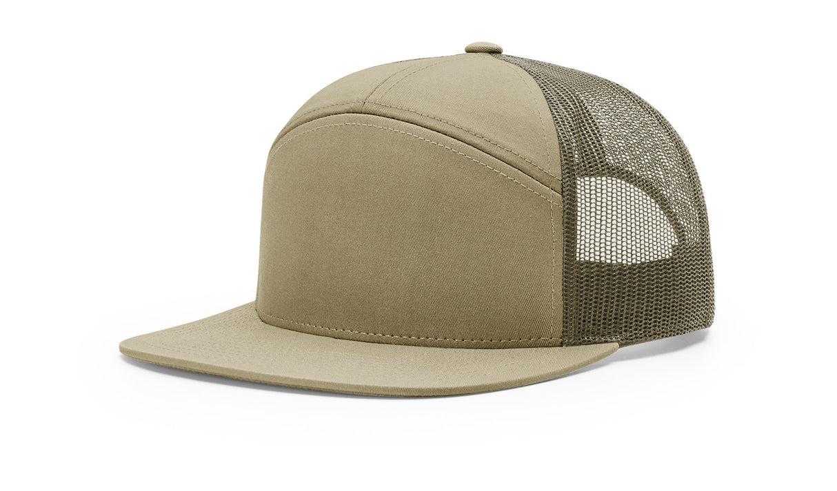 richardson trucker cap hat 7 panel hats pale khaki loden