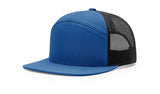 richardson trucker cap hat 7 panel hats royal black