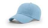 richardson dad hat garment washed twill cap columbia blue