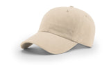 richardson dad hat garment washed twill cap stone