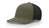 richardson trucker cap hat r-flex hat loden black