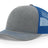 richardson snapback hats trucker cap heather grey royal