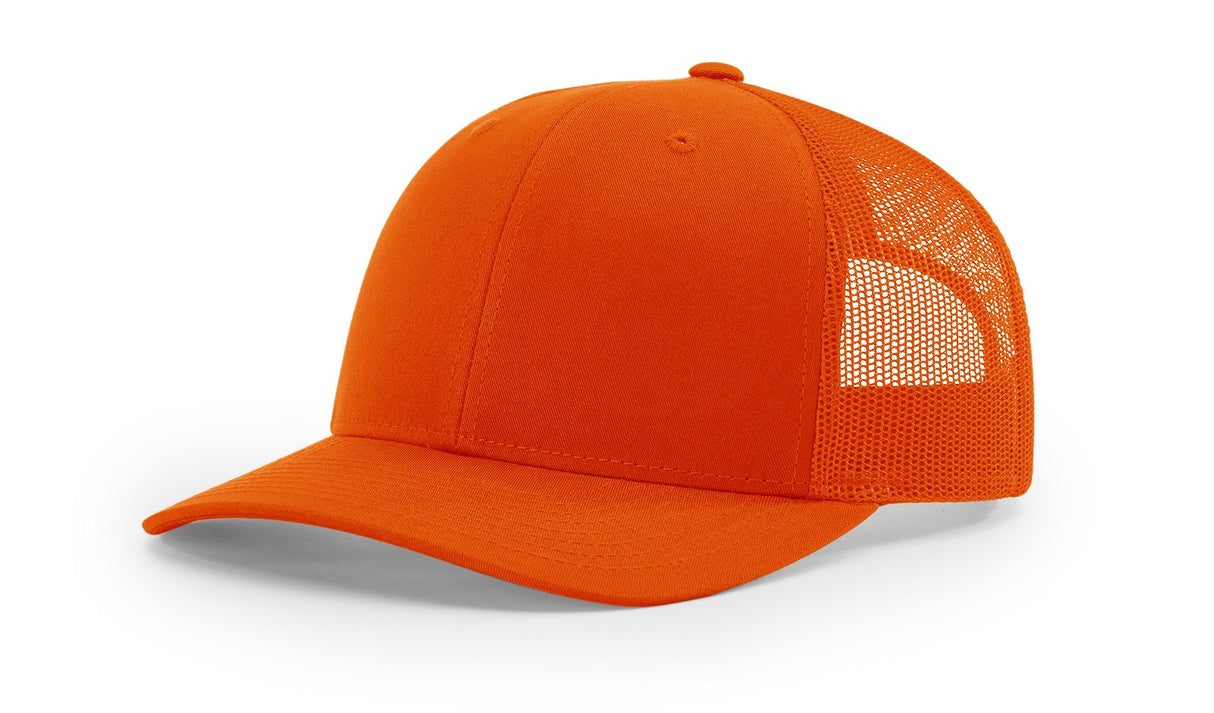 richardson snapback hats trucker cap orange