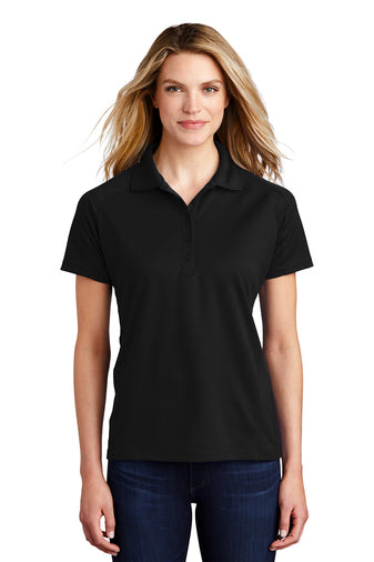 ladies dri mesh pro polo black