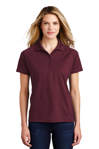 ladies dri mesh pro polo maroon