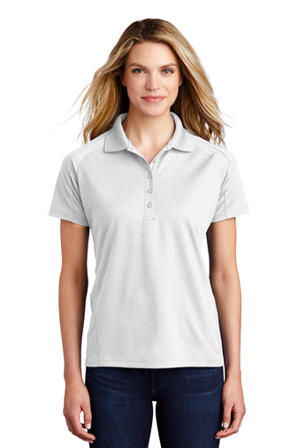 ladies dri mesh pro polo white