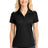 ladies micropique sport wick polo black