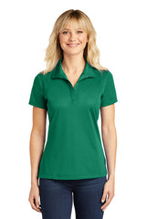 ladies micropique sport wick polo kelly green