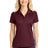 ladies micropique sport wick polo maroon