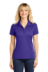 ladies micropique sport wick polo purple