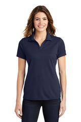 ladies posicharge racermesh polo true navy