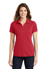 ladies posicharge racermesh polo true red